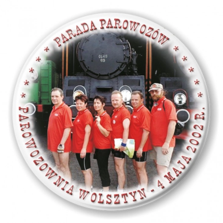 przypinka Parada Parowozów
