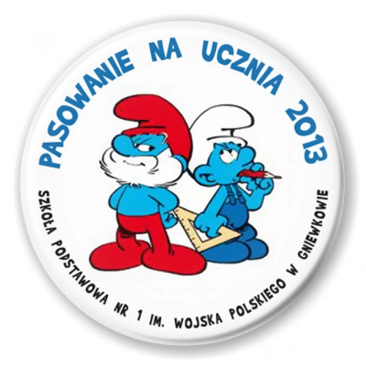 przypinka Pasowanie na ucznia 2013