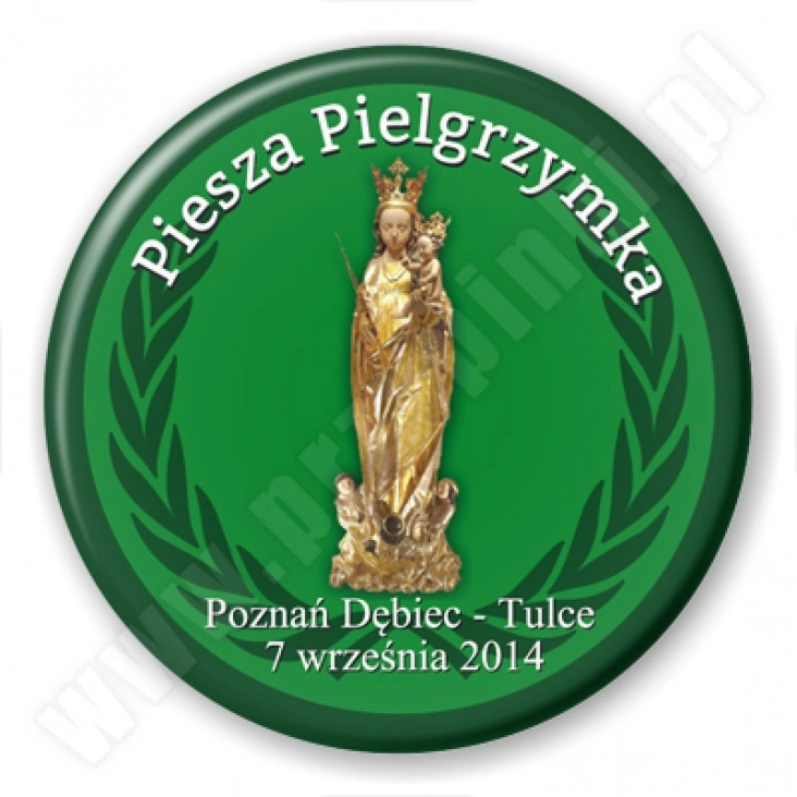 przypinka Piesza Pielgrzymka Poznań Dębiec