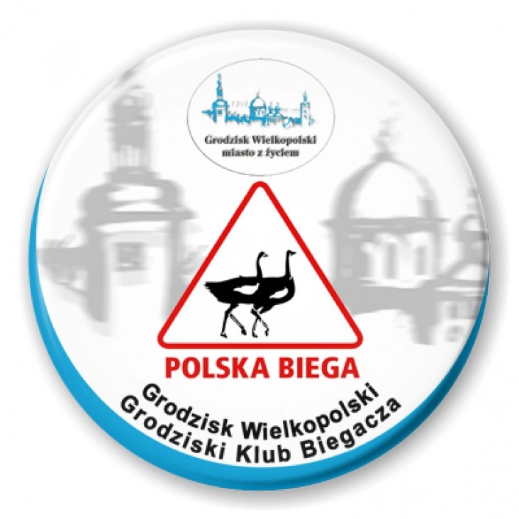 przypinka Polska Biega 2014