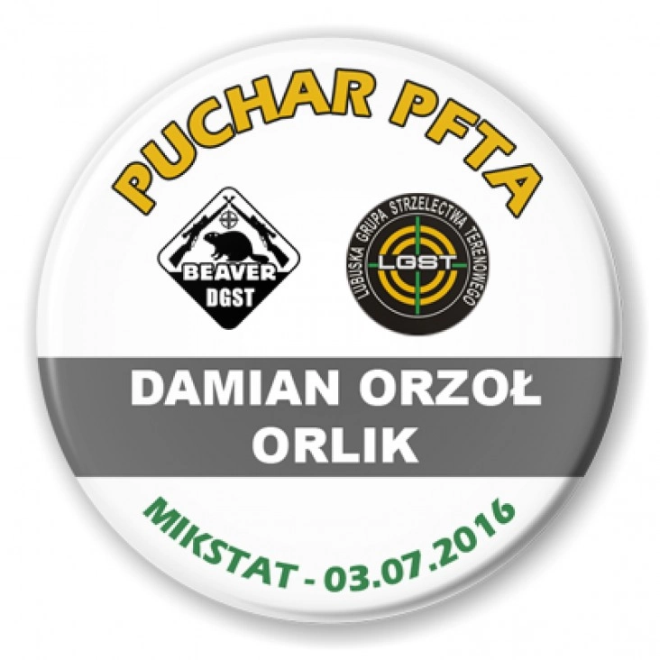 przypinka PUCHAR PFTA