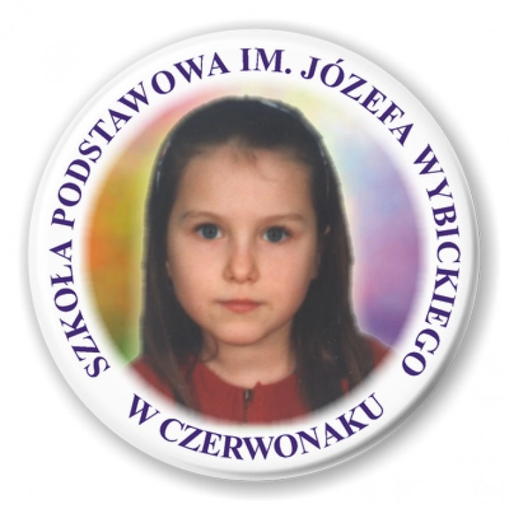 przypinka SP im. J. Wybickiego w Czerwonaku