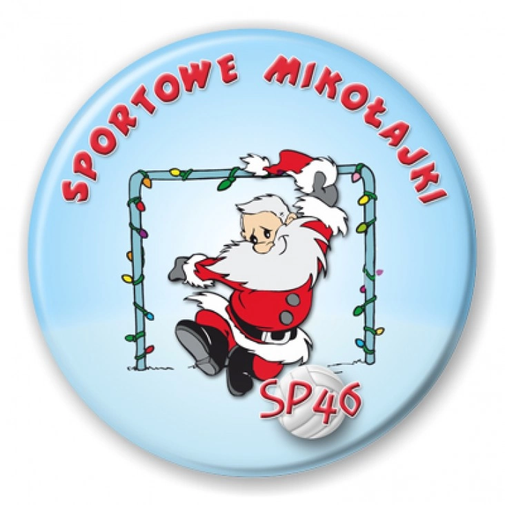 przypinka Sportowe Mikołajki SP46