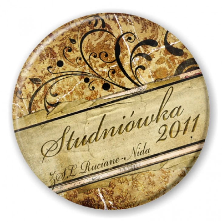 przypinka Studniówka    ZSL Ruciane-Nida