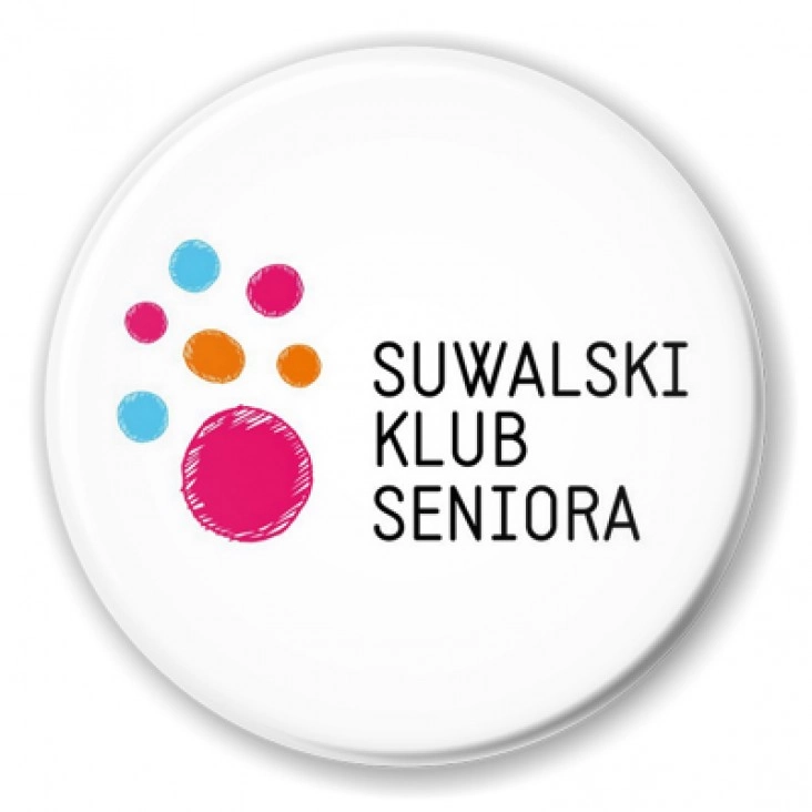 przypinka Suwalski Klub Seniora