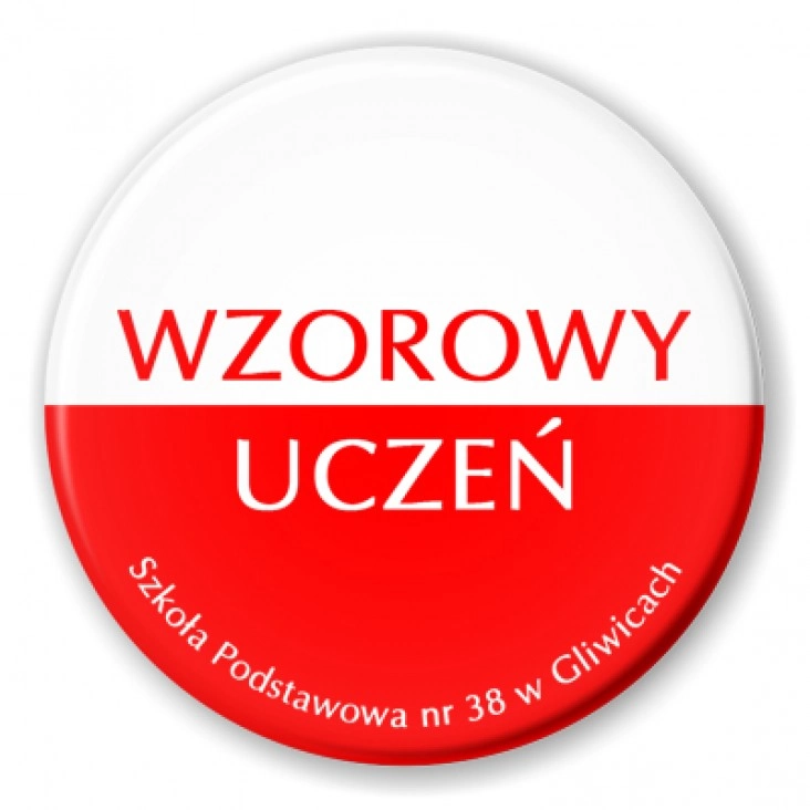 przypinka Szkoła Podstawowa w Gliwicach