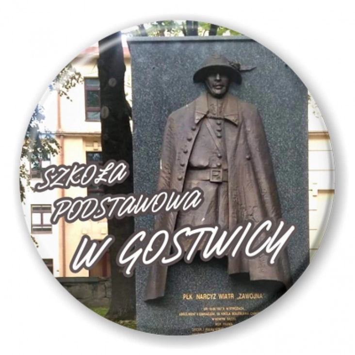 przypinka Szkoła Podstawowa w Gostwicy
