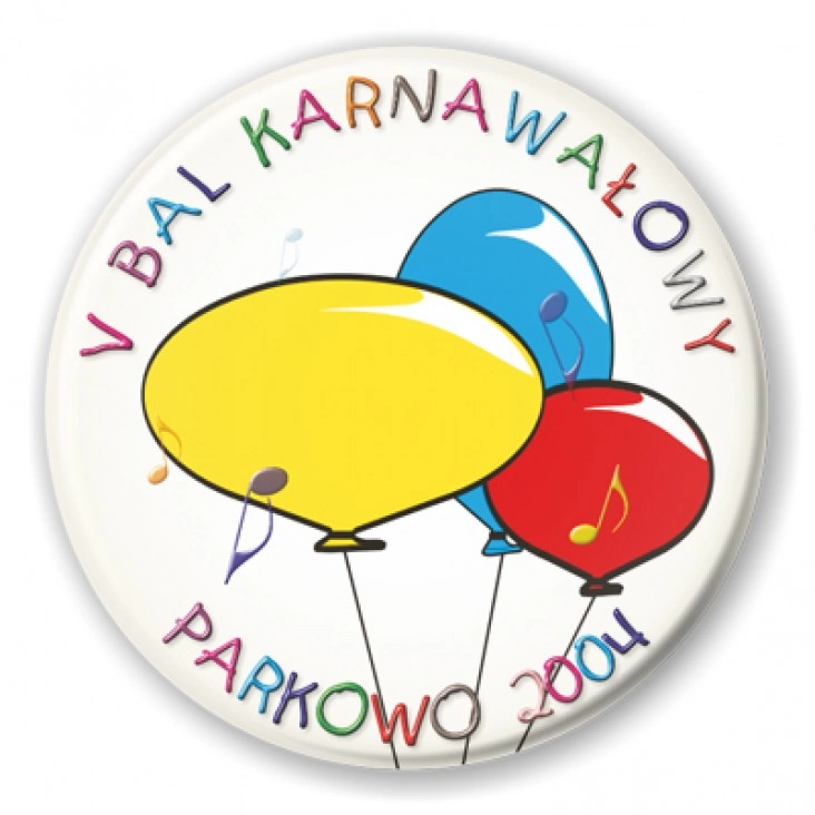 przypinka V Bal Karnawałowy w Parkowie 