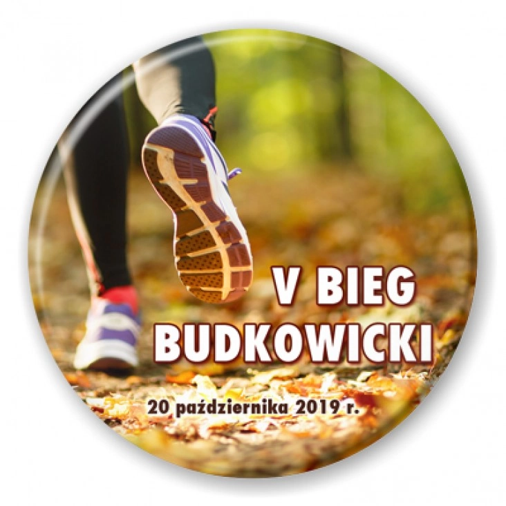 przypinka V Bieg Budkowicki