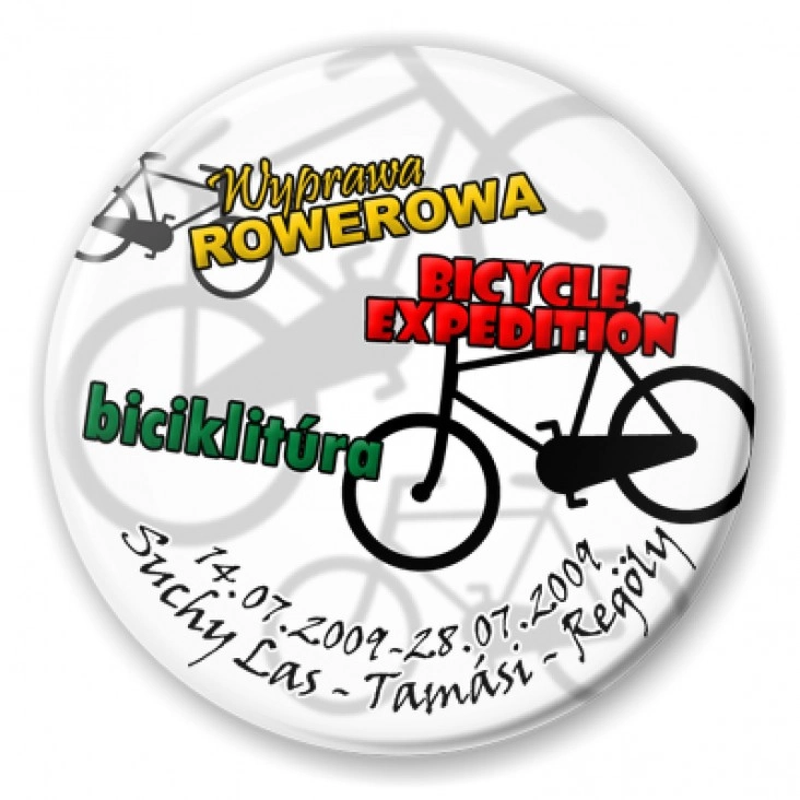 przypinka Wyprawa rowerowa