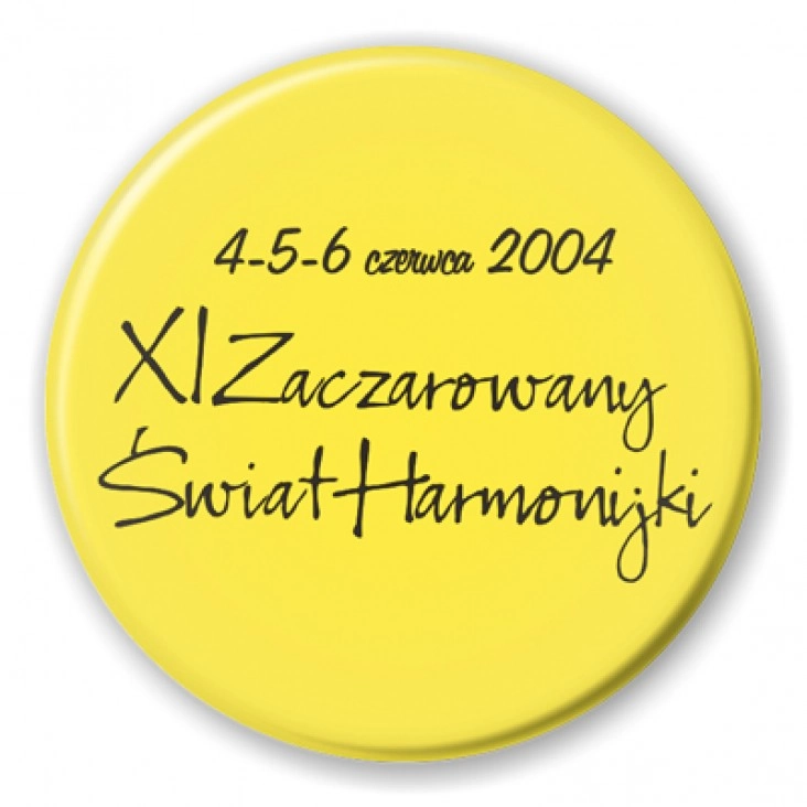 przypinka XI Zaczarowany Świat Harmonijki 