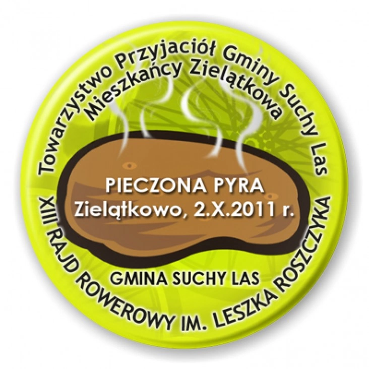 przypinka XIII Rajd Rowerowy im. Leszka Roszczyka