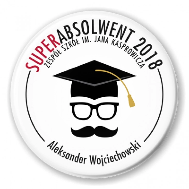 przypinka Zespół Szkół im. Jana Kasprowicza