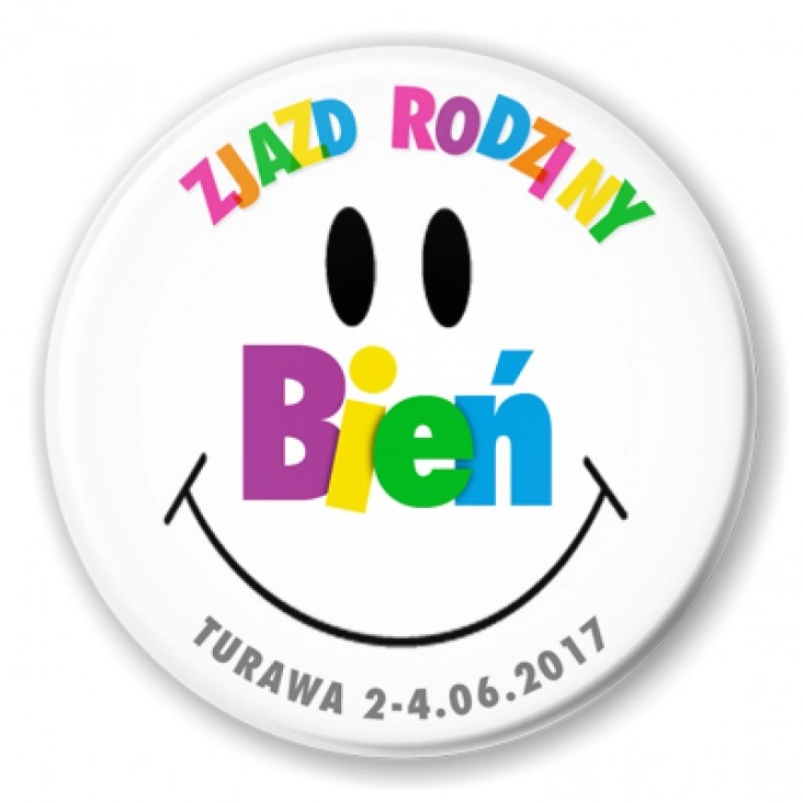 przypinka Zjazd Rodziny Bień