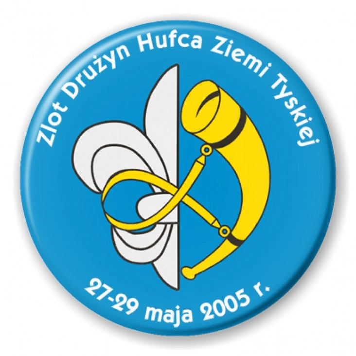 przypinka Zlot Drużyn Hufca Ziemi Tyskiej 2005