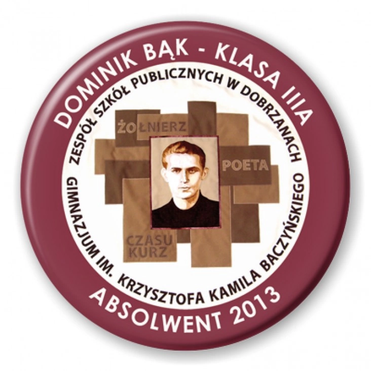 przypinka ZSP w Dobrzanach - Absolwent 2011