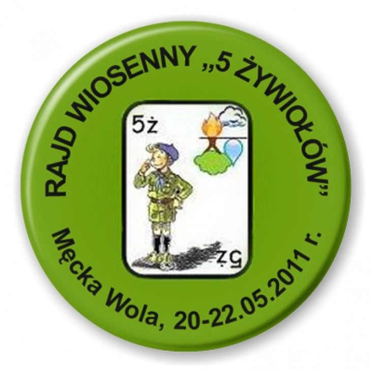 przypinka 5 Żywiołów