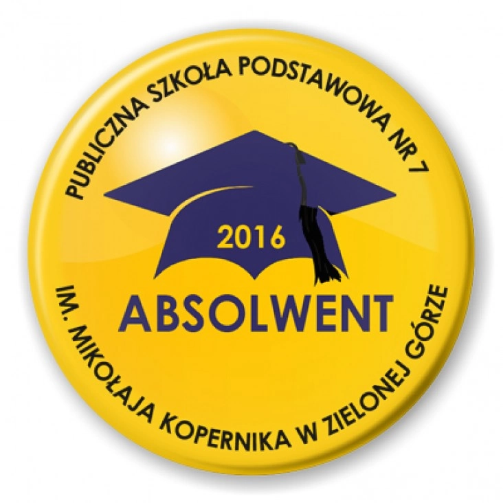 przypinka Absolwent