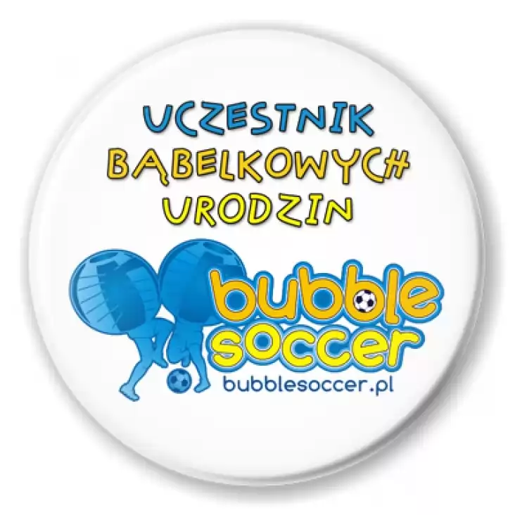 przypinka bubble soccer