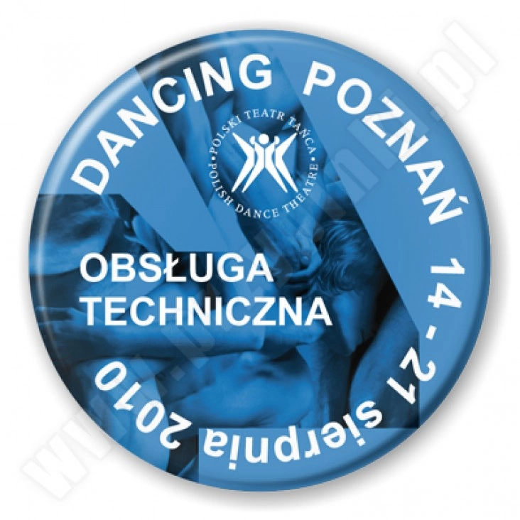 przypinka Dancing Poznań 2010 - obsługa techniczna