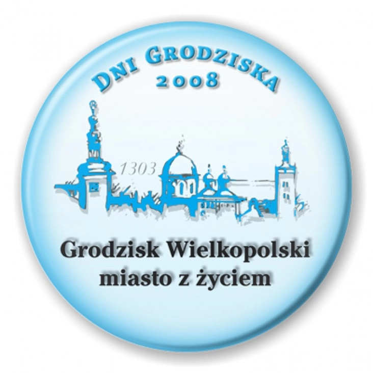 przypinka Dni Grodziska 2008