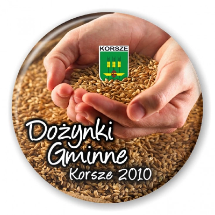 przypinka Dożynki Gminne - Korsze 2010