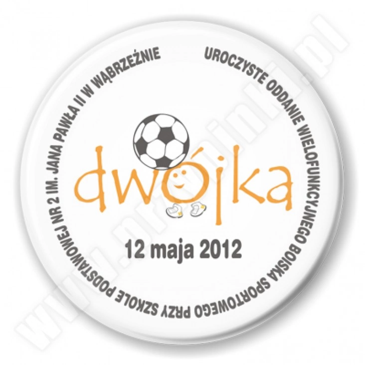 przypinka Dwójka