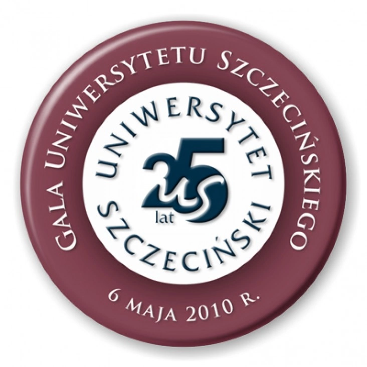 przypinka Gala Uniwersytetu Szczecińskiego 2010