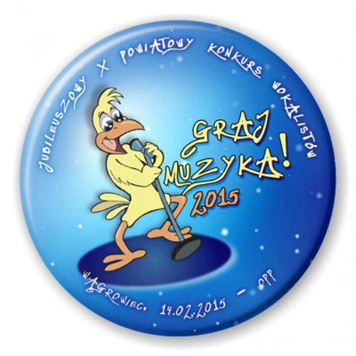 przypinka Graj Muzyka! 2015
