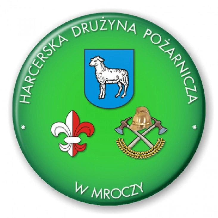 przypinka Harcerska Drużyna Pożarnicza 