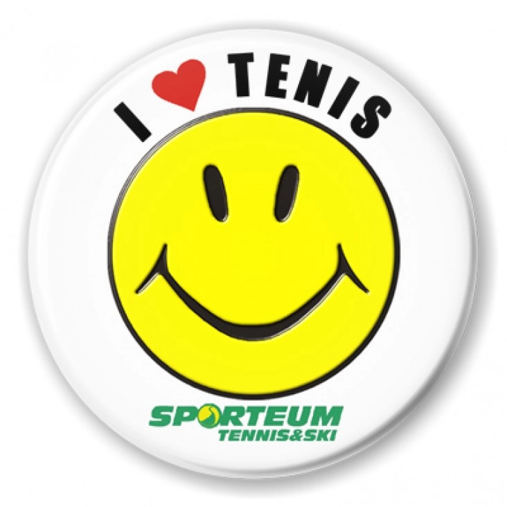 przypinka I love tenis