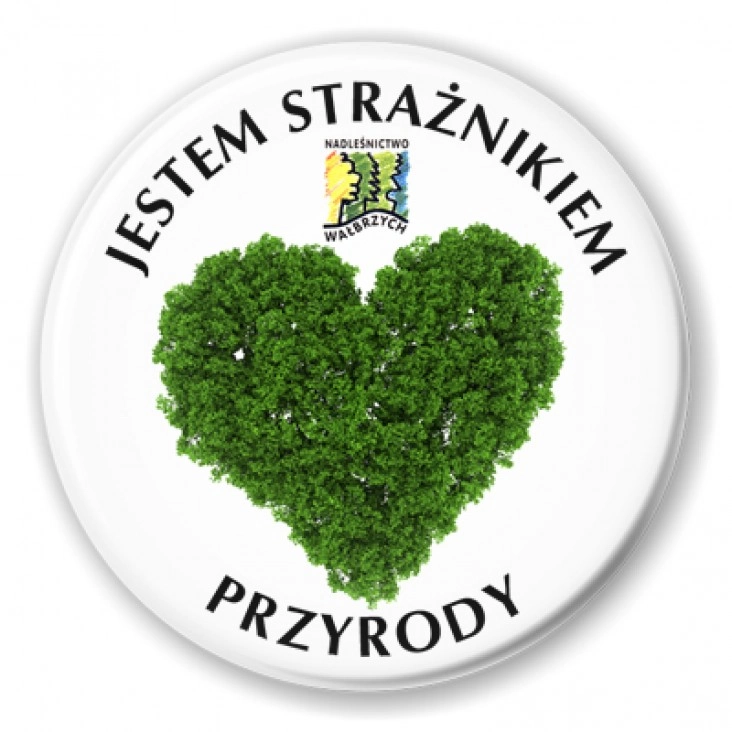 przypinka Jestem Strażnikiem Przyrody