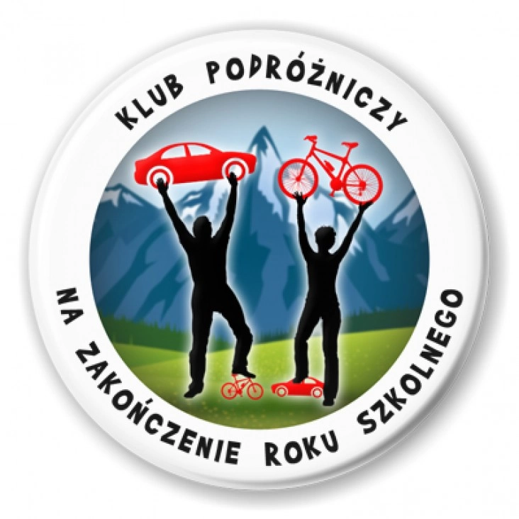 przypinka Klub Podróżniczy