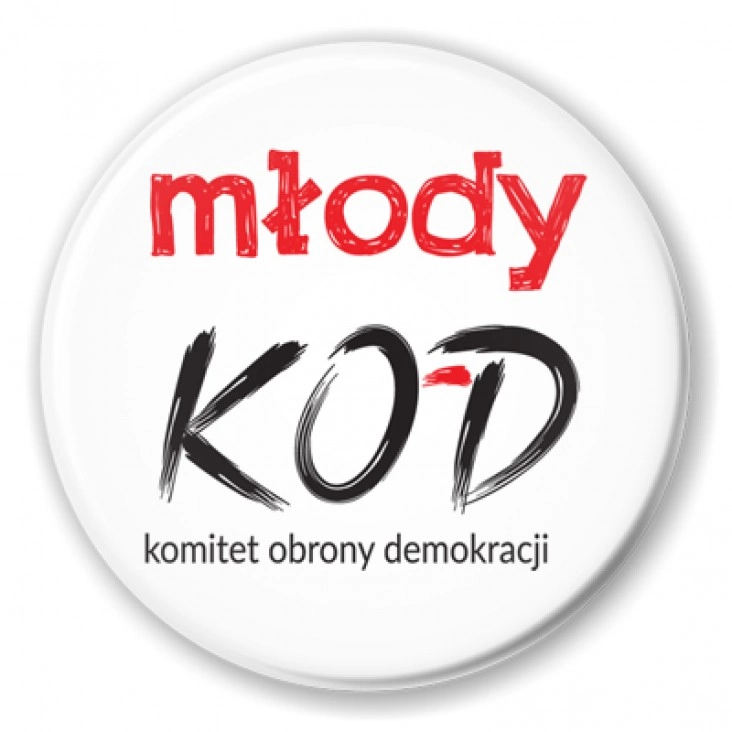 przypinka KOD Młody