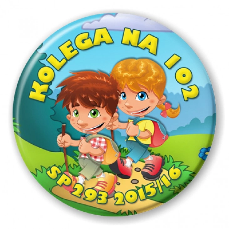 przypinka Kolega na 102 - SP 293