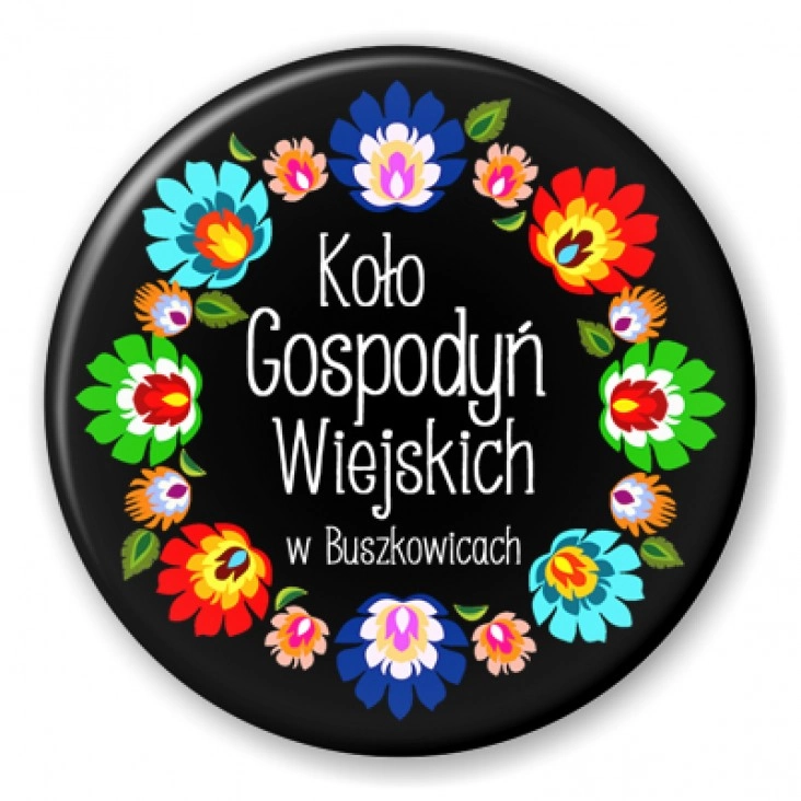 przypinka Koło Gospodyń Wiejskich w Buszkowicach
