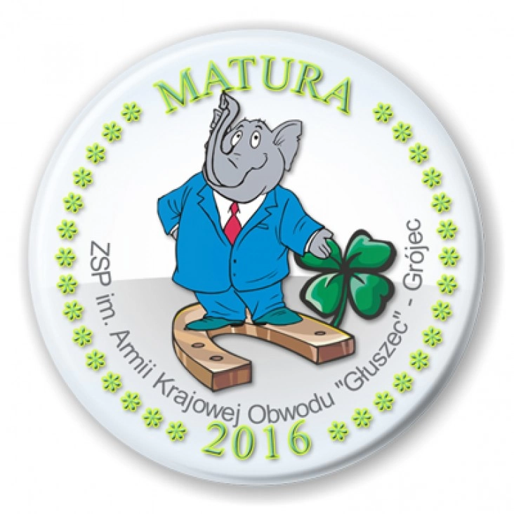 przypinka Matura - Grójec