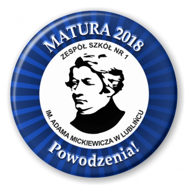 przypinka Matura 2018