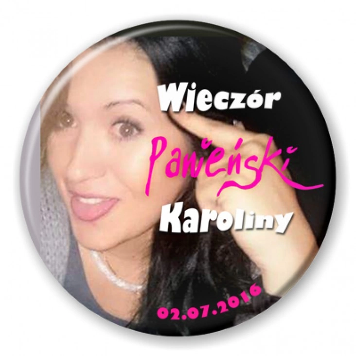 przypinka Panieński Karoliny