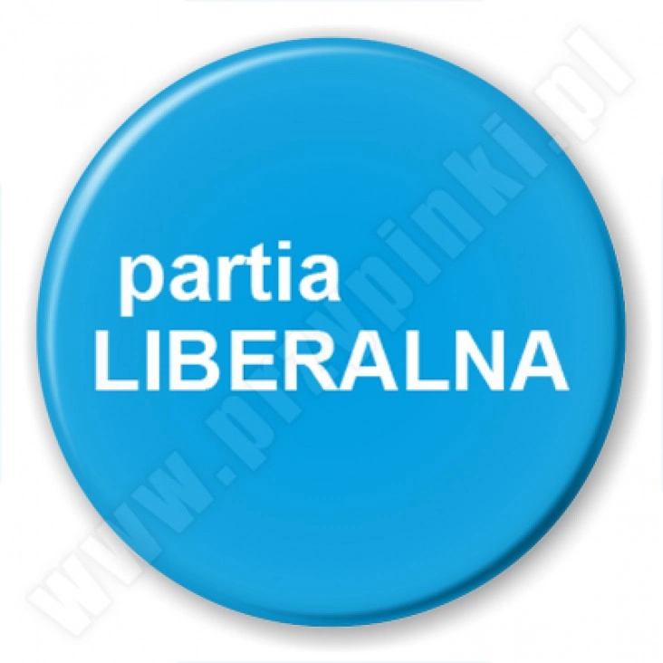 przypinka Partia liberalna