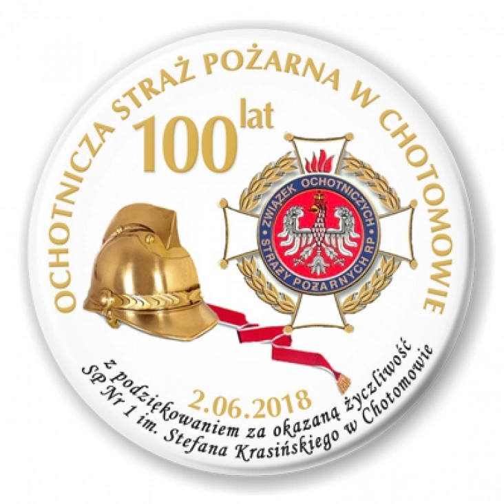 przypinka Podziękowanie