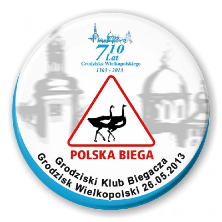 przypinka Polska Biega 2013