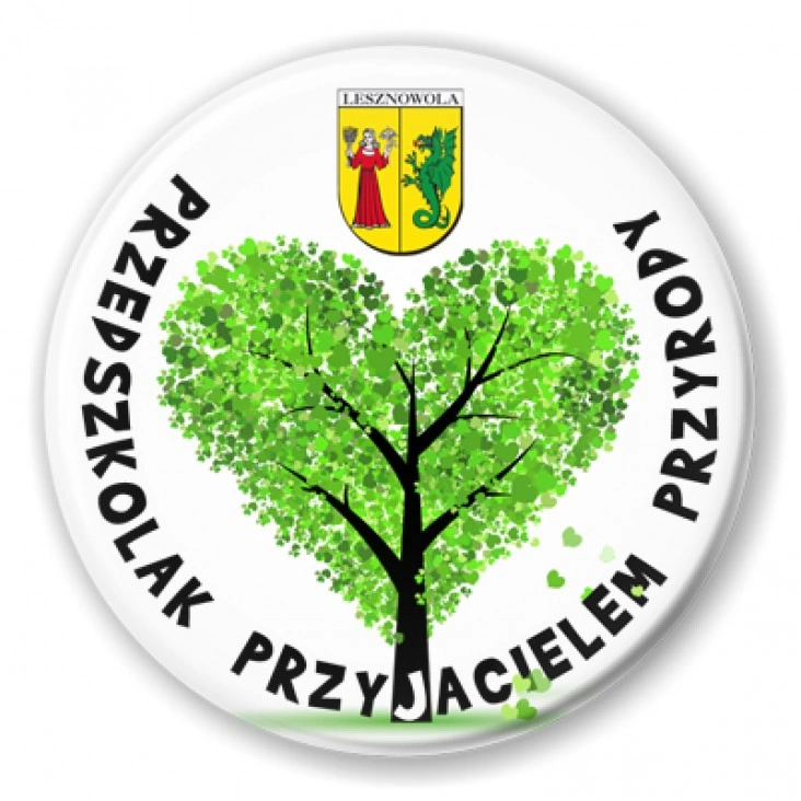 przypinka Przedszkolak Przyjacielem Przyrody
