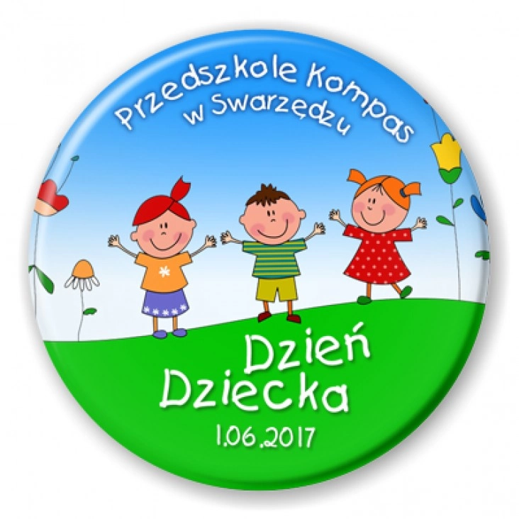 przypinka Przedszkole Kompas w Swarzędzu