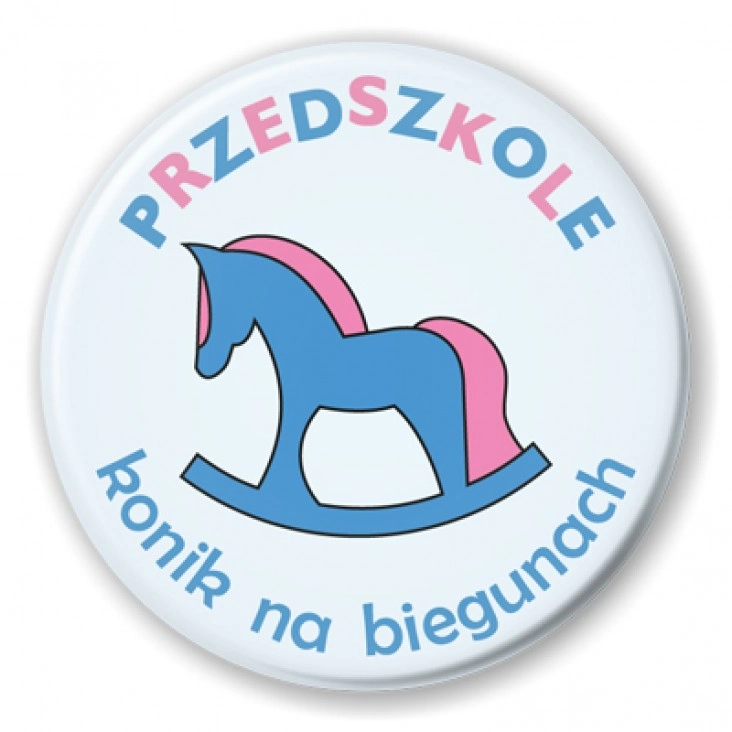 przypinka Przedszkole Konik na Biegunach