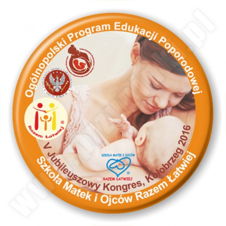 przypinka Razem Łatwiej - Kongres 2016