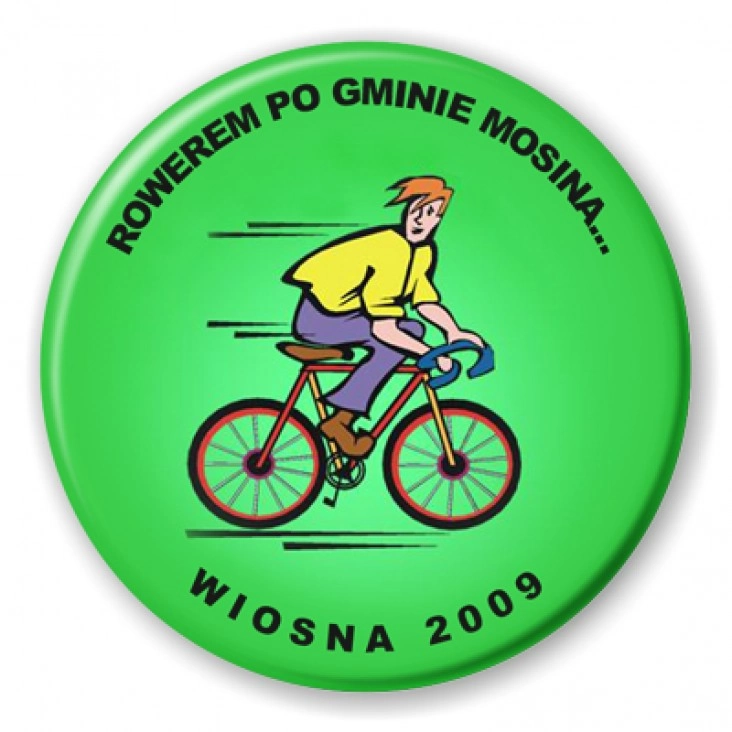 przypinka Razem po gminie Mosina...