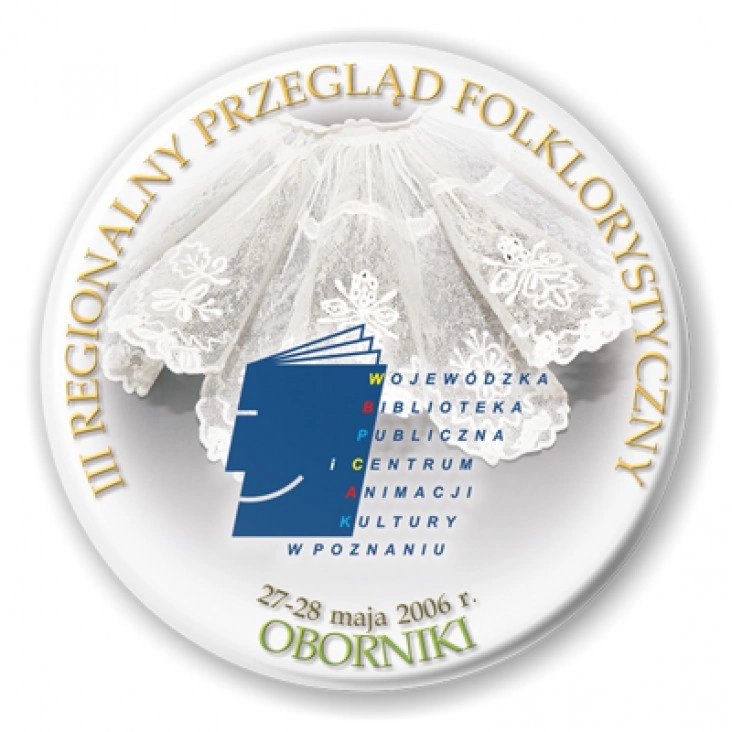 przypinka Regionalny Przegląd Folklorystyczny 