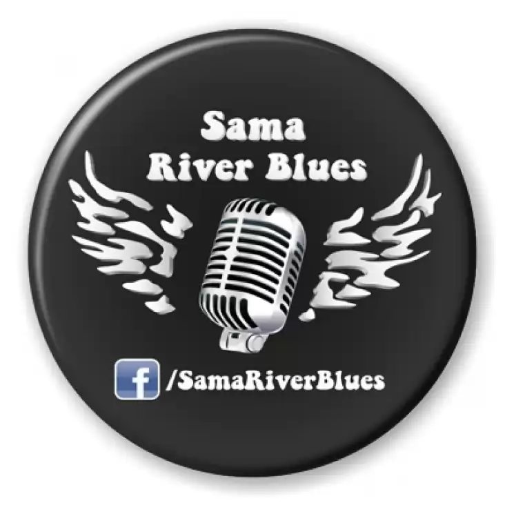 przypinka Sama River Blues