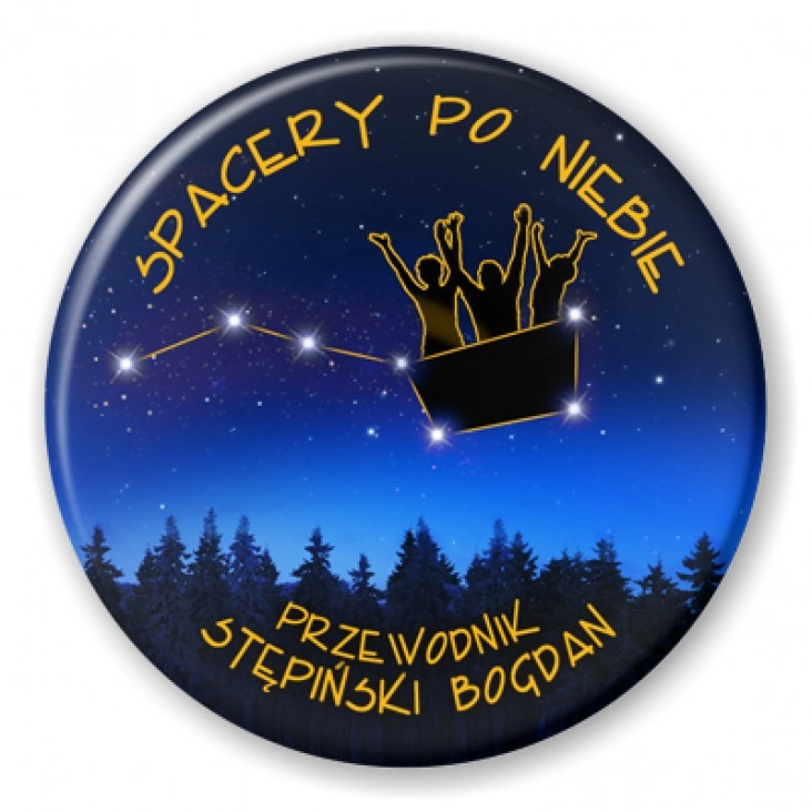 przypinka Spacery po Niebie